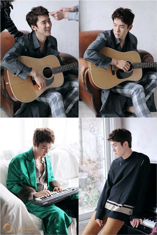 유연석 뮤지션 콘셉트. 배우 유연석이 감성적인 음악가 콘셉트의 화보를 공개했다. /킹콩엔터테인먼트 제공