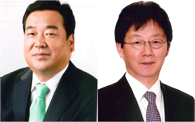 13일 진행한 제20대 국회의원 총선거 KBS·MBC·SBS 방송 3사 출구조사에서 대구 동을은 유승민(오른쪽) 무소속 후보가 78.9%를 얻어 21.%를 득표한 이승천 더불어민주당 후보를 57.8%p 차이로 앞섰다./중앙선거관리위원회 누리집