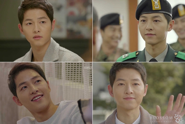 KBS2 태양의 후예에 출연한 송중기. 그는 태양의 후예가 자신에게도 의미 있는 작품이라고 말했다. /블러썸엔터테인먼트 제공