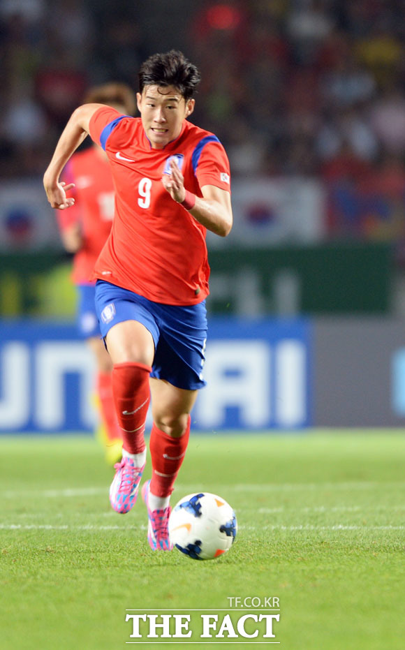 승리 열쇠는 역시 손흥민! 신태용호가 14일 열린 2016 리우 올림픽 남자 축구 조추첨에서 멕시코, 독일, 피지와 한 조에 속했다. /이효균 기자