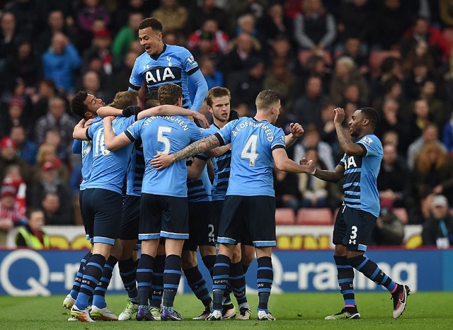 55년 만에 찾아온 우승 기회! 토트넘이 19일 스토크 시티를 4-0으로 꺾고 리그 4경기를 남겨둔 가운데 선두 레스터 시티를 승점 5 차이로 추격했다. / 토트넘 페이스북 캡처