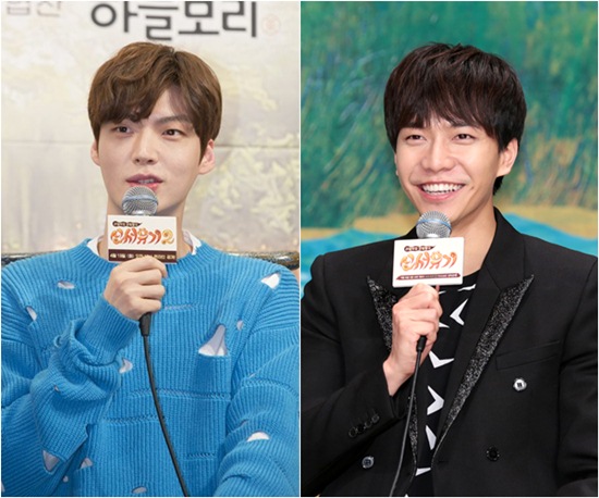 입대한 이승기를 대신해 신서유기2에 투입된 안재현(왼쪽). 나영석 PD는 새 멤버로 안재현을 선택한 데에는 이승기의 추천이 있었다고 밝히기도 했다. /tvN 제공