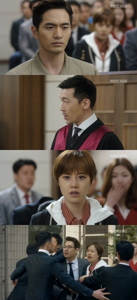 살인 혐의를 인정한 이진욱. 20일 오후 방송된 MBC 수목드라마 굿바이 미스터 블랙에서 차지원(이진욱 분, 위 캡처)이 살인 혐의를 인정했다. /MBC 굿바이 미스터 블랙 방송화면 캡처