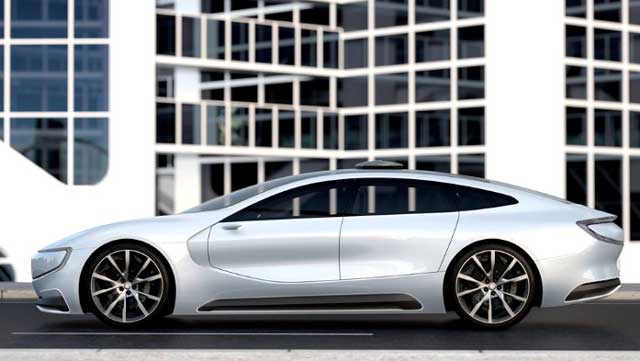 중국 IT 기업 러에코가 북경 모터쇼에서 전기차 러시를 공개했다. 콘셉트카인 러시는 최고 시속 200km에 달하는 성능을 자랑한다. /러에코 공식 페이스북