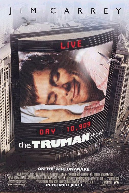 PPL의 좋은 예와 나쁜 예를 모두 보여주는 영화 트루먼 쇼. 짐 캐리 주연의 수작으로 꼽히는 트루먼 쇼는 지난 1998년 작품이다. /영화 트루먼 쇼 포스터