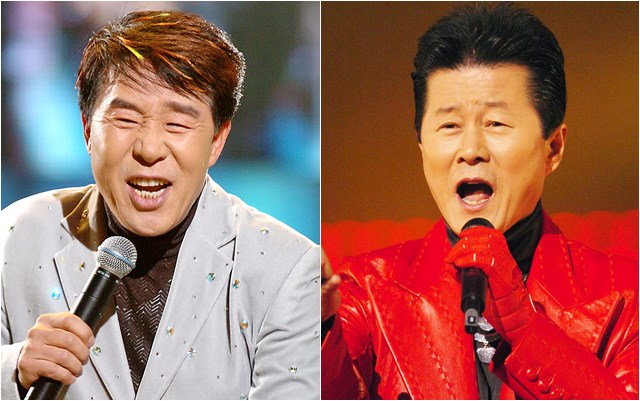 우린 입술이 없으면 이가 시린 관계 송대관 태진아는 때론 경쟁자로 때론 밀고 이끌어주며 40년 넘게 가요계의 실과 바늘처럼 티격태격하며 동반인기를 누렸다. /더팩트 DB