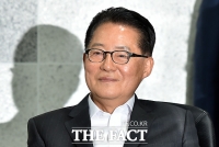  '첫 원내회의' 박지원 
