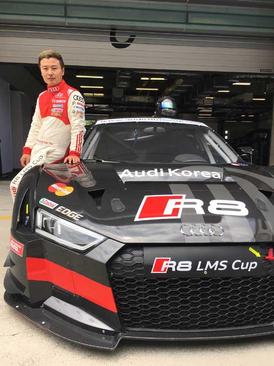 아우디 코리아의 드라이버 유경욱이 오는 22일 중국 상하이 국제 서킷에서 열리는 아우디 R8 LMS컵 2016에 출전한다.  /아우디 코리아 제공