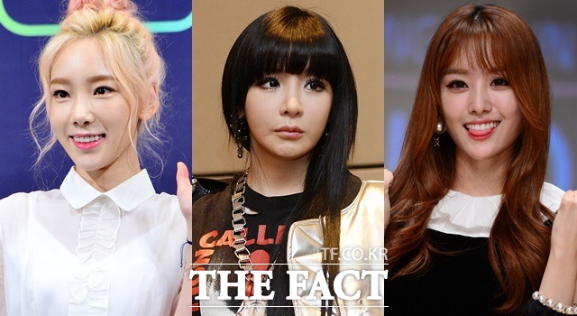 태연 박봄 송지은. 가수 태연과 박봄, 송지은은 데뷔 전 각각 더원, 빅뱅, 언터쳐블 앨범에 참여한 바 있다. /남윤호 이새롬 기자, 더팩트 DB