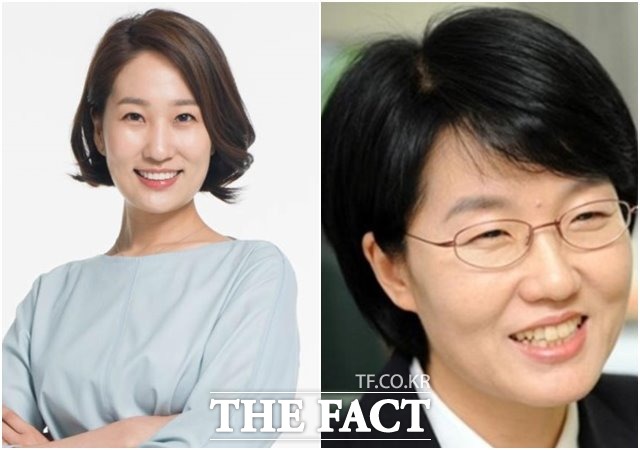 중앙선거관리위원회가 4·13총선 당시 선거 홍보물 제작업체 등에 일감을 주고 업체들로부터 억대의 리베이트를 받은 혐의 등으로 김수민(비례대표, 왼쪽) 국민의당 의원을 검찰에 고발했다. 선거비용 회계보고를 허위로 한 혐의로 당시 회계 책임자였던 박선숙 의원(당시 사무총장) 왕주현 사무부총장, 업체 대표 2명 등도 고발했다. /김수민 의원 페이스북, 더팩트DB