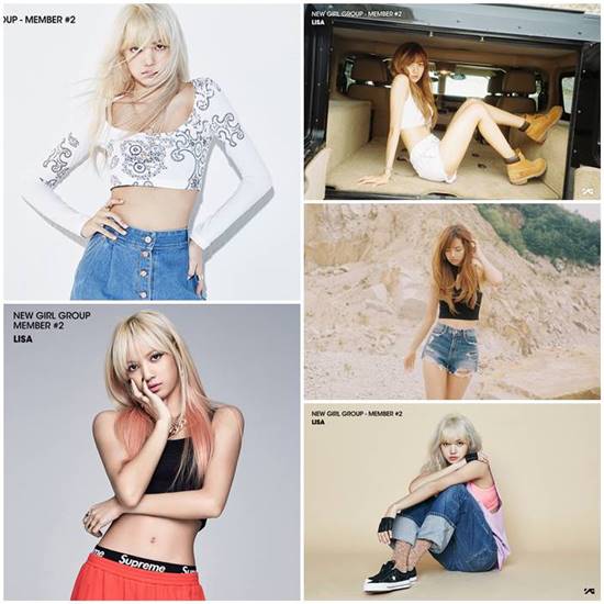 YG의 새 걸그룹 두 번째 멤버 리사. YG는 6월 1일부터 매주 새 걸그룹의 멤버들의 티저 사진을 한 명씩 공개하고 있다. /YG엔터테인먼트 제공