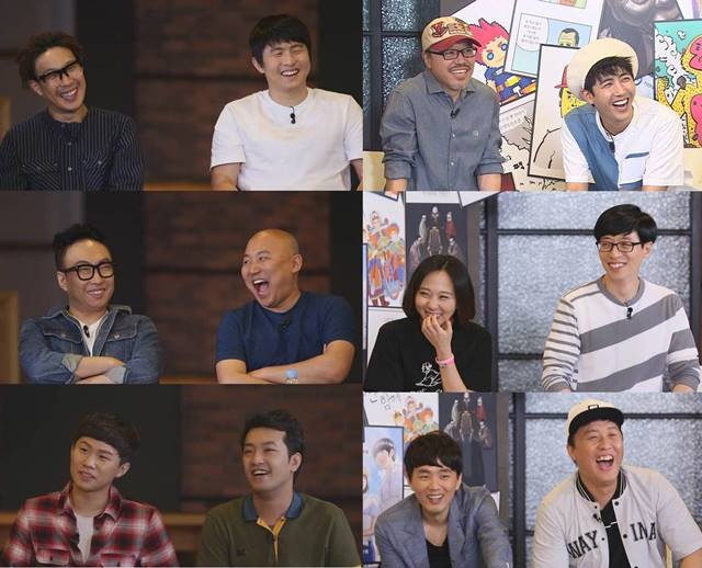 윤태호·주호민·이말년 등 무한도전-릴레이툰 본격 그리기 돌입 MBC 무한도전 멤버들의 릴레이툰 그리기가 11일 오후 방송된다. /MBC 제공