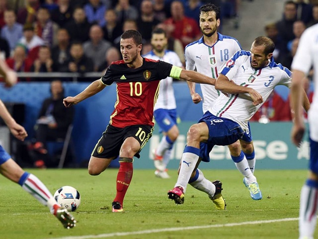 이탈리아, 벨기에 제압! 이탈리아가 14일 프랑스 스타드 데 뤼미에르에서 열린 UEFA 유로 2016 조별리그 E조 1차전 벨기에와 경기에서 2-0 완승을 거뒀다. / 유로 2016 페이스북 캡처