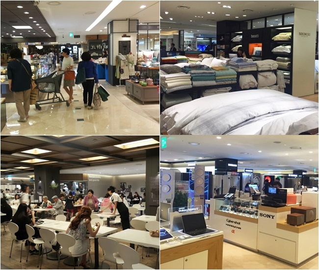 현대백화점 본점은 식품관이 있는 지하 1층에 가구, 전자기기 등을 함께 판매하고 있다. /박지혜·서민지 기자