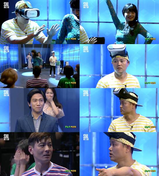 안영미, 생방송 도중 욕설 논란 개그맨 안영미가 tvN SNL코리아 생방송 도중 욕설로 들리는 대사를 해 논란에 휩싸였다. /tvN SNL코리아 방송 캡처