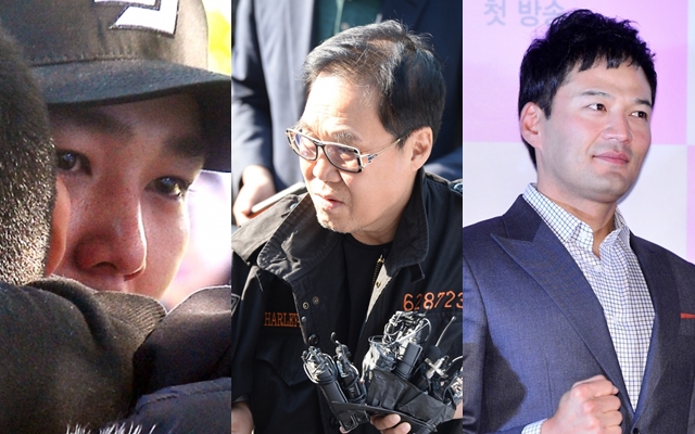 가수 강인, 가수 겸 화가 조영남, 배우 고 김성민(왼쪽부터). 올해 상반기 연예계에 음주운전·대작·자살 기도 등 다양한 사건·사고가 발생했다. /더팩트 DB