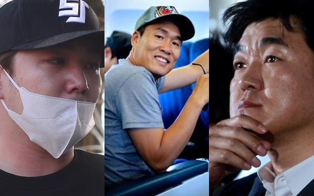 가수 강인, 개그맨 이창명, 배우 윤제문(왼쪽부터). 올해 상반기 가수 윤성모, 개그맨 이창명, 배우 윤제문, 가수 이정, 래퍼 버벌진트 등이 음주운전 혐의를 받았다. /더팩트 DB, KBS 제공