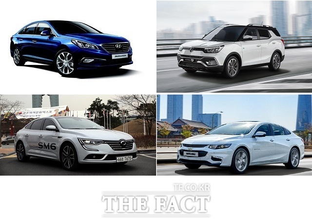 현대기아자동차, 한국지엠, 르노삼성자동차, 쌍용자동차 등 국내 완성차 5개사가 지난 6월 한 달 동안 내수와 수출 모두에서 전년 동기 대비 판매량을 늘리며 호실적을 기록했다. /더팩트 DB