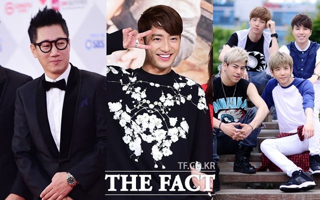 개그맨 지석진-배우 이상엽-그룹 하이포(왼쪽부터). 개그맨 지석진, 배우 이상엽은 한류스타로, 그룹 하이포는 떠오르는 한류스타로 아시아에서 활약하고 있다. /더팩트 DB