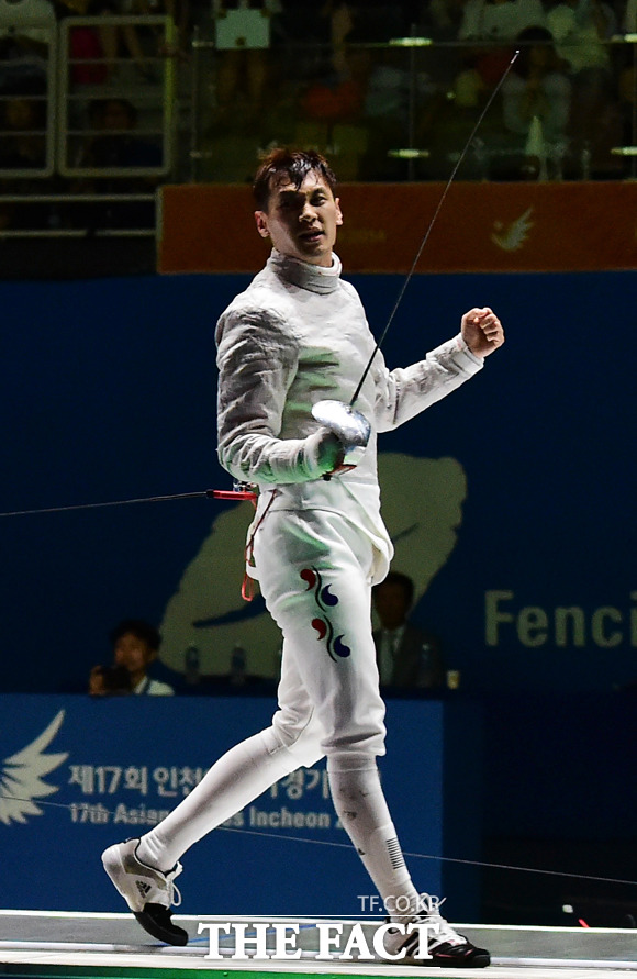 기수 구본길! 구본길이 2016 리우 올림픽 한국 선수단의 개막전 기수로 19일 선정됐다. / 배정한 기자