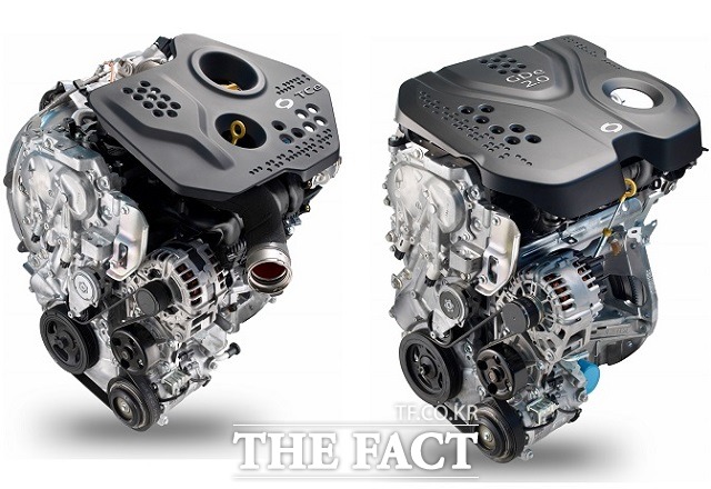 르노삼성은 이번 엔진 핵심 부품 국산화 성공으로 연간 131억 원의 수입 대체 효과를 거둘 것으로 내다보고 있다. 1.6ℓ GDI 터보 MR 엔진(왼쪽), 2.0ℓ GDI MR 엔진