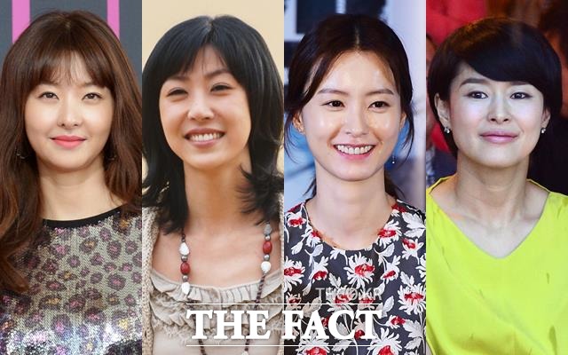 연기력 보다 감독과의 교감이 더 중요. 홍상수 감독은 자신의 영화를 통해 그동안 수없이 많은 여배우들과 호흡을 맞췄다. 사진 왼쪽부터 송선미 성현아 정유미 예지원. /더팩트 DB