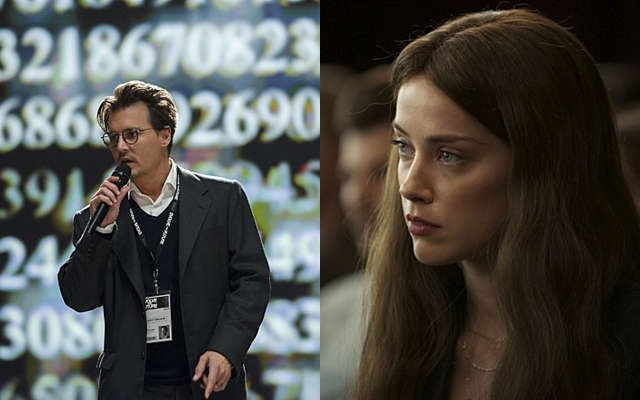 이혼 소송을 하고 있는 배우 조니 뎁-앰버 허드. 배우 조니 뎁과 이혼 소송을 하고 있는 앰버 허드는 뎁이 이혼 진행을 방해한다고 주장하고 있다. /영화 트랜센던스, 애더럴 다이어리 스틸컷