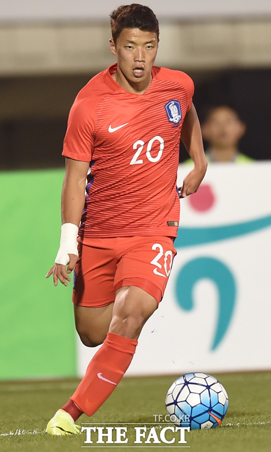 황희찬 맹활약! 황희찬이 30일 열린 스웨덴과 평가전에서 2도움을 기록하며 3-2 승리에 이바지했다. / 최용민 기자