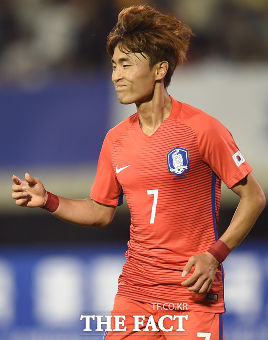 문창진 멀티골! 문창진이 30일 열린 스웨덴전에서 2골을 터뜨리며 3-2 승리를 이끌었다. / 최용민 기자