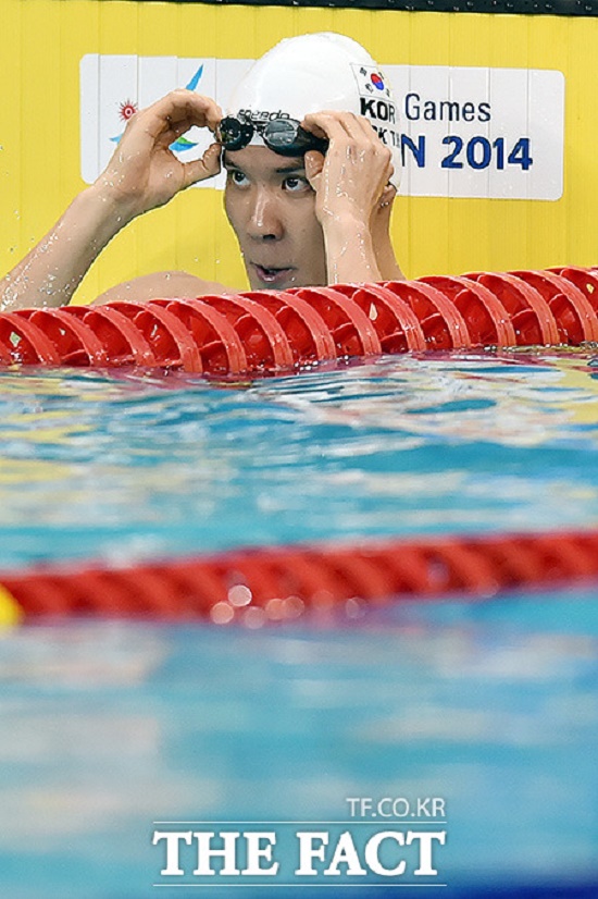 박태환 탈락! 박태환이 7일 아쿠아틱 스타디움에서 열린 2016 리우데자네이루 올림픽 경영 남자 자유형 400m 예선에서 최종 10위에 머물며 결선 진출에 실패했다. / 더팩트 DB
