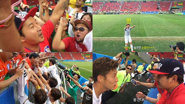 손흥민과 포옹한 이천수. 이천수는 리우올림픽 한국 축구 대표팀 8강 진출 후 손흥민과 감격의 포옹을 나눴다. /슛포러브 공식SNS