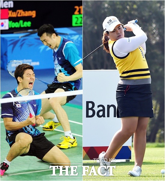 8년 묵은 구기 종목 金 남자 배드민턴 이용대-유연성 조, 여자 골프 박인비, 김세영, 양희영, 전인지가 지난 2008년 베이징 올림픽 이후 8년 만에 올림픽 구기 종목 금메달에 도전한다. / 더팩트 DB