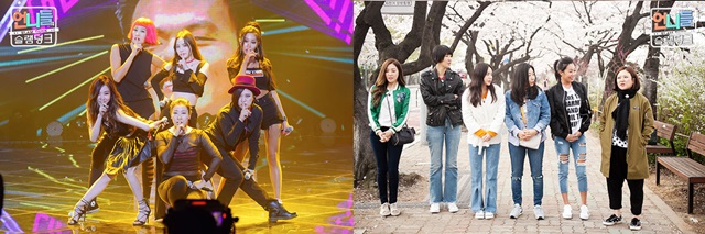 언니들의 슬램덩크. KBS2 언니들의 슬램덩크는 라미란 김숙 홍진경 민효린 제시 티파니가 꿈에 투자하는 꿈 계모임을 펼치는 프로그램이다. /KBS 제공
