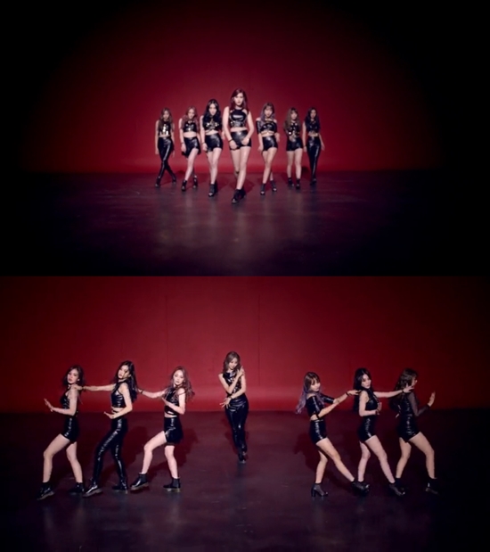 이미지 변신한 그룹 아이오아이. 기존 11인조에서 7인조 유닛으로 돌아온 그룹 아이오아이가 카리스마 넘치는 콘셉트로 활동하고 있다. /와타 맨 뮤직비디오 캡처