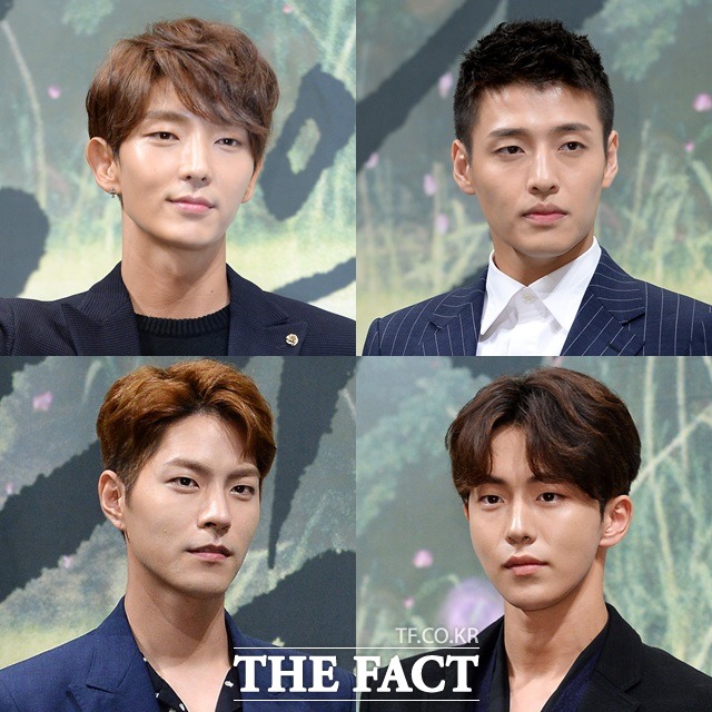 극의 중심에 선 네 명의 황자. 이준기 강하늘 남주혁 홍종현(왼쪽 위부터 시계방향)은 각각 황자 왕소 왕욱(백아) 왕요를 맡았다. /남용희 인턴기자