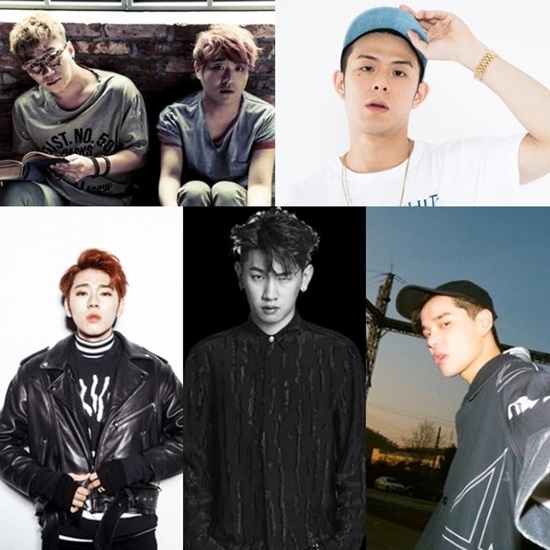 트렌디한 아티스트가 가득. 썸데이 페스티벌 2016에는 바이브 장범준 정준일 지코 크러쉬 딘 등이 출연한다. /에스에이커뮤니케이션 제공