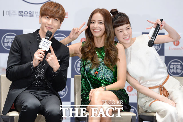 우리 케미 기대해주세요. 이특과 리지는 입을 모아 한채영을 진짜 연예인이라고 극찬했다. /남용희 인턴기자