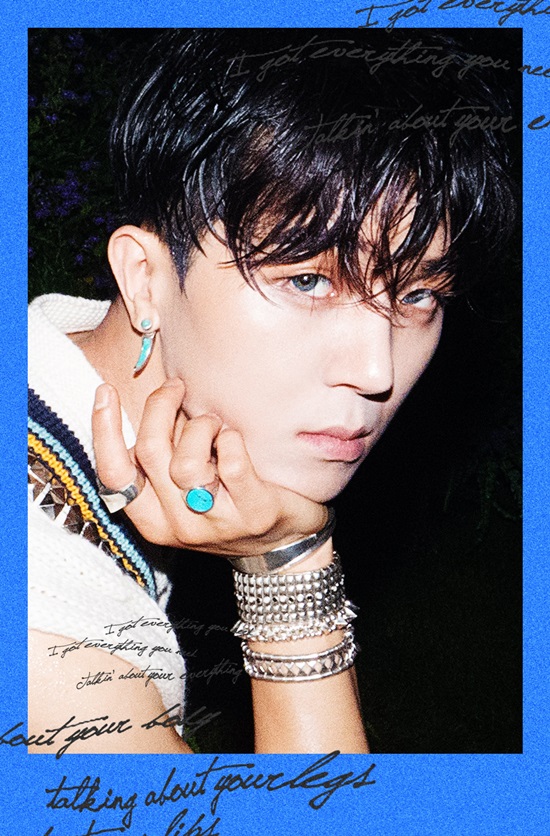 유닛 프로젝트 맙의 송민호. 송민호는 바비에 대해 평소엔 순한데 일할 땐 카리스마가 있다고 칭찬했다. /YG엔터테인먼트 제공