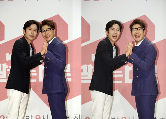 말하는대로 유희열X하하. 유희열(왼쪽)과 하하는 21일 첫 방송될 JTBC 말하는대로에서 MC로 활약할 예정이다. /JTBC 제공