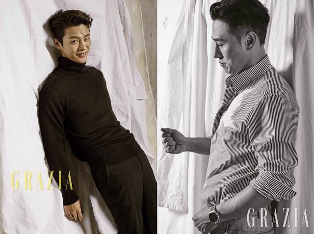 우리가 바로 쇼핑왕과 백수! 서인국과 오대환은 쇼핑왕 루이에서 쇼핑왕 루이, 백수 조인성으로 출연한다. /그라치아 제공