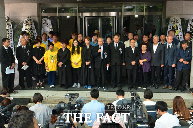 입장발표 기자회견 갖는 백남기대책위