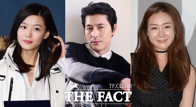 전지현-정우성-최지우. 배우 전지현 정우성 최지우(왼쪽부터)는 넘치는 외모 자신감으로 유쾌함을 보여준 적이 있다. /더팩트 DB