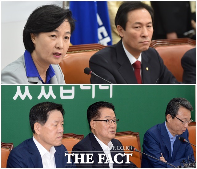 더불어민주당과 국민의당은 2일 이정현 새누리당 대표의 단식 중단과 새누리당의 국정감사 복귀 결정에 대해 환영의 뜻을 밝히면서 이 대표의 쾌유를 바랐다./더팩트 DB