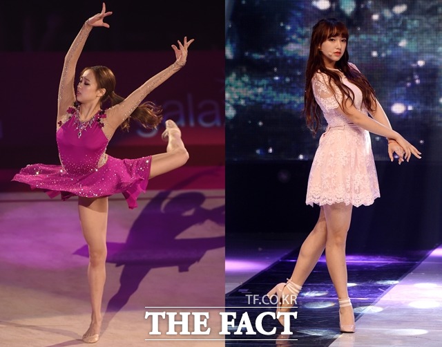 마리텔에서 출연하는 손연재(왼쪽)와 우주소녀 성소. 두 사람은 리듬체조 콘텐츠를 들고 출연한다. /최용민 기자·남용희 인턴기자