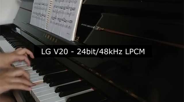 V20의 고음질 녹음 기능이 알려지자 동영상 공유 사이트 유튜브에는 LG V20 하이파이 비디오 레코딩이라는 제목의 실험 영상이 지난달 20일 게시됐다. /유튜브 영상 캡처