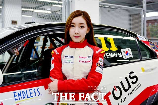 TCSA(투어링카시리즈아시아)에 참가 중인 문혜민 드라이버. /진영석 객원기자