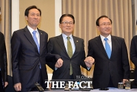 [TF포토] 야3당 원내대표, '최순실게이트 공조 논의'
