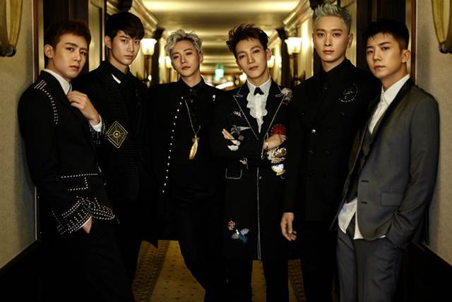 그룹 2PM이 일본 오리콘 데일리 차트 1위를 차지했다. /JYP엔터테인먼트 제공