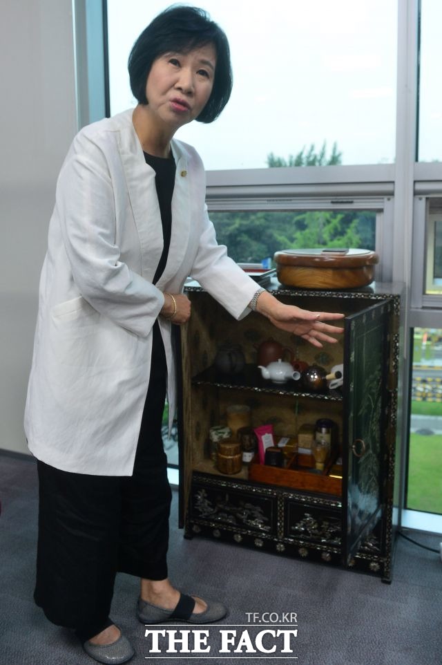 손혜원 차은택 탈모 비하 논란. 차은택 탈모를 비하해 구설에 오른 손혜원 더불어민주당 의원이 주목 받고 있다. /더팩트DB