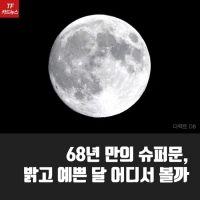  [TF카드뉴스] 68년 만의 슈퍼문! 환하게 빛나는 '전국 명당'